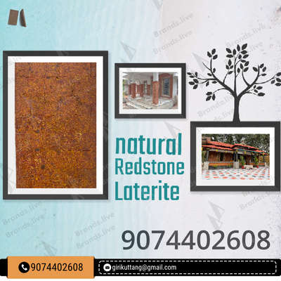 *Laterite cladding stone *
Natural Redstone cladding