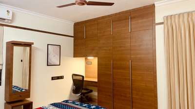 wardrobe and office table