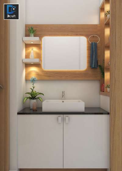 Shornnur aravind home # wash area design