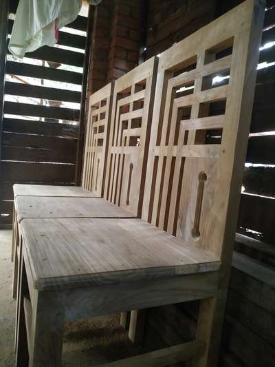 Teak wooden dining chair customized