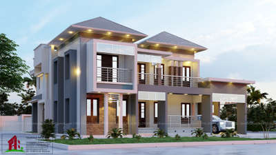 modern home design  #HomeDecor  #modernhouses  #KeralaStyleHouse  #indiadesign   #FloorPlans #3d  #MixedRoofHouse