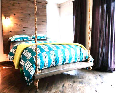 #InteriorDesigner  #BedroomIdeas  #vintagedecor  #blue  #hangingbed  #woodwork  #Architect  #Architectural&Interior