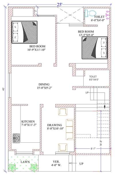 #FloorPlans  #udaipurblog  #udaipurconstruction  #udaipur  #25x40houseplan  #CivilEngineer  #udaipur_architect