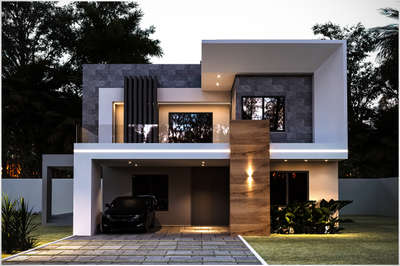 Luxuary elegant villa #keralaarchitectures  #veedu  #ContemporaryHouse  #moderninteriordesign  #modernhousedesigns