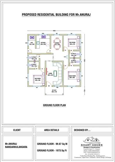 New work..
3bhk...
1073 sqft.