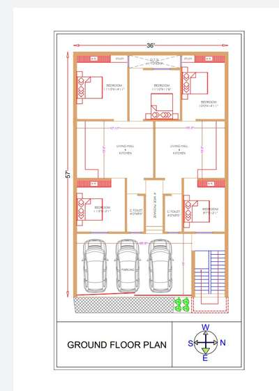 36x57 House plan 
#2bhk #3BHKHouse #HouseDesigns #FlooringTiles #FloorPlans #planningcommunity #civilcontractors #CivilEngineer #homeinspo #SmallBalcony #SmallHomePlans #homereno #homeplan