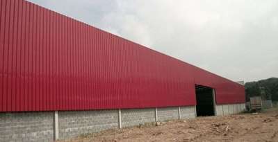 color coated sheet wall
