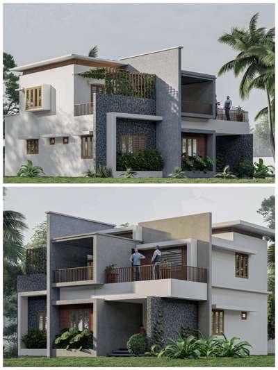 #exteriordesigns  #comtemporarydesign  #architecturedesigns  #CivilEngineer  #Contractor  #ElevationHome  #veedupani