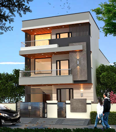 3D elevation in Narayan vihar,jaipur