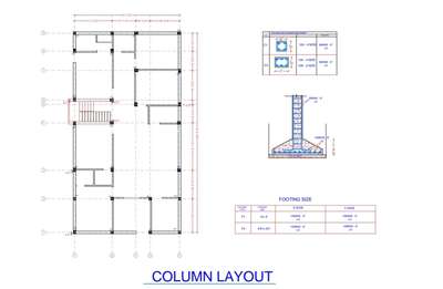 column layout and footing details
#crowncazzio_building_design_and_construction #houseplanning #Structural_Drawing