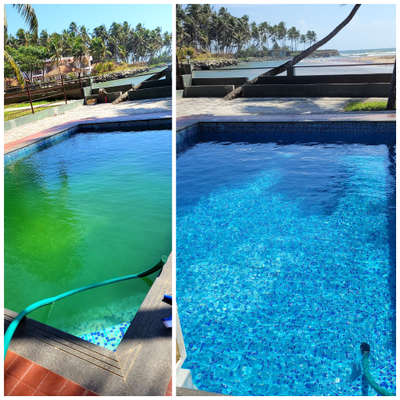 Pool water treatment.