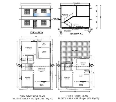 #houseplan  #SmallHouse  #ContemporaryHouse  #groundfloorplan  #Firstfloorplan  #doublestorey  #CivilEngineer  #civilconstruction  #modernhome