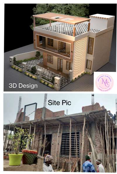 Bahadurgarh Site Construction 
.
.
Exterior Design 
.
.
Front Elevation Design