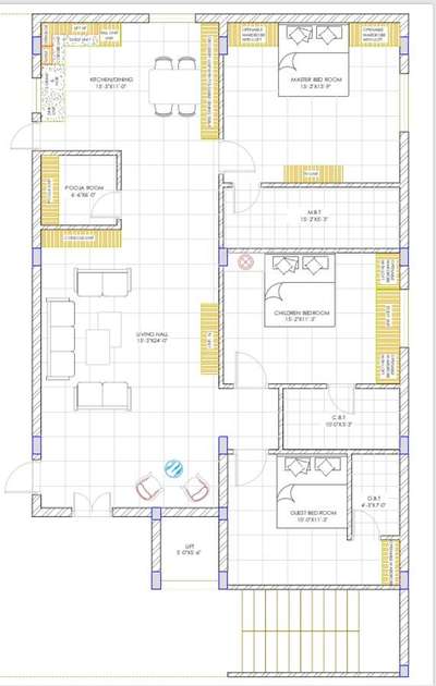 ₹1 स्क्वायर फीट में फ्लोर प्लान बनवाए 8871194779  #2d #2dplanning #FloorPlans  #planning