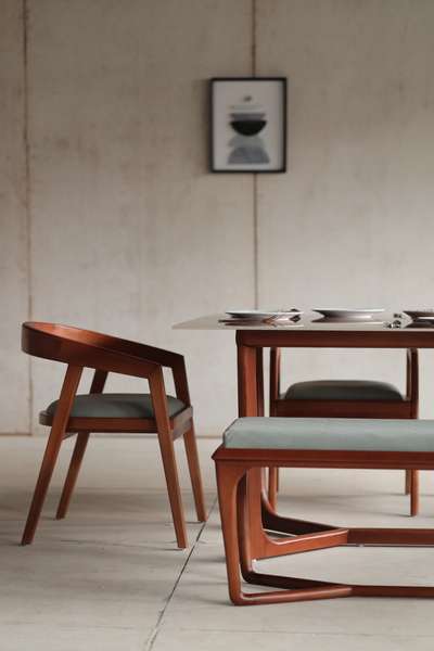 Abrosia

Chic and classy, this transitional wooden table set could turn dining into an incredible experience. The minimialism of the table is contrasted with the panache of the Serena chairs. Moreover, the bench sitting adds warmth, bringing people together in a grand feast. ##TransitionalDining #ChicFurniture #ClassyHome #WoodenTableSet #DiningExperience #MinimalistDesign #SerenaChairs #BenchSeating #WarmthInDesign #GrandFeast #HomeDecor #InteriorInspiration