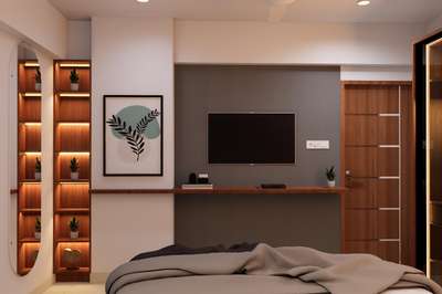 Elysium Residence ✨ Clean lines, modern finishes, and timeless comfort. #HouseDesigns  #LivingroomDesigns  #WardrobeDesigns  #BedroomDecor  #InteriorDesigner  #architecturedesigns  #Architectural&Interior  #trivandrumbuilders  #KeralaStyleHouse  #architectindia