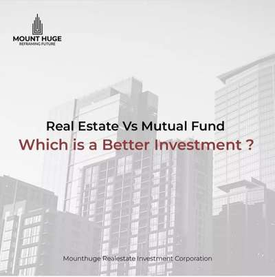 Real estate vs. Mutual Funds: Which is the better investment? 🤔💸

Real estate offers tangible assets and potential long-term value appreciation, but requires substantial capital and maintenance.

On the other hand, mutual funds provide diversification, liquidity, and professional management, but with market risks.

Both have pros and cons. What's your take on the ideal investment choice? 🏠📈💼 #RealEstate #MutualFunds #InvestmentTips
