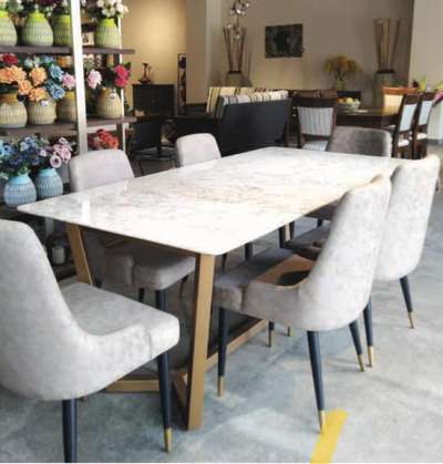 Contemporary Marble Top Dining Table from our own factory.

For more details, reach us on 81295-14599

 #6seater #DiningTable 
 #ContemporaryDesigns  #RectangularDiningTable  #DiningTable  #marbletops  #marbletopdiningtable  #luxurydining  #luxuryinteriors  #LUXURY_INTERIOR  #DINING_TABLE  #diningroomfurniture