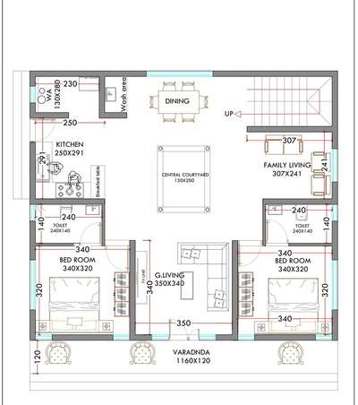 Naalukett plan #4bhkplan #naalukettuveedudesingn #2000sqftHouse #10centPlot #NorthFacingPlan
