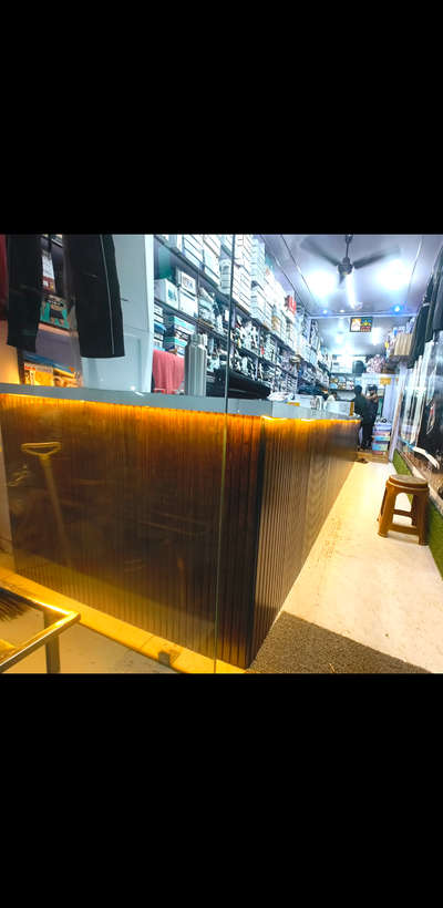 #gents cloths wears counter
#Cash counter 
# reception counter 
#long counter