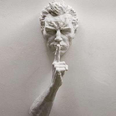 Silent face
.
.
.
 #wallartwork #sculptureart #HomeDecor