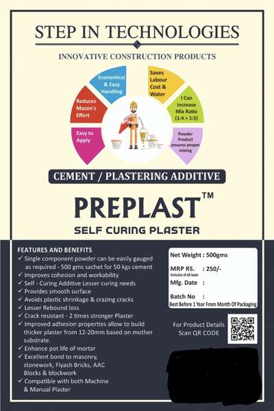 Self Curing Additive for Cement Plastering
#Architect #structuralengineer #builders #contractors