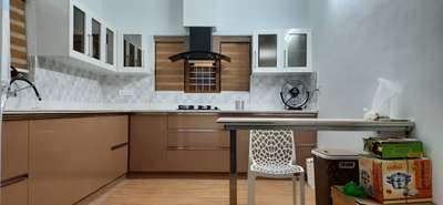 modular L shaped kitchen.