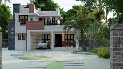 #exterior_Work #homedesigner #InteriorDesigner #FloorPlans #3dfloorplan 9074816320 ഇതുപോലെ എലിവേഷൻ ഡിസൈനുകൾ കുറഞ്ഞ നിരക്കിൽ ചെയ്യുവാനായി പ്ലീസ് കോൺടാക്ട് 9074816320