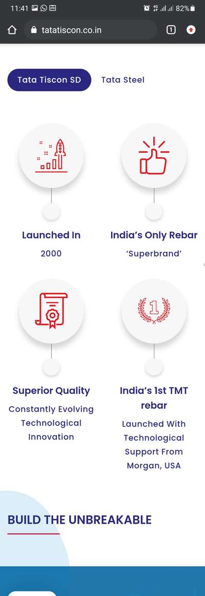 tata tiscon  one and only  reinforced superbrand   when it comes to steel bars...    think before u buy