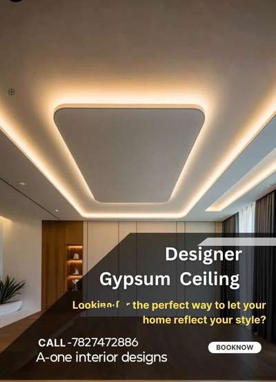 A-one interior designs  #GypsumCeiling  #PVCFalseCeiling 📞
