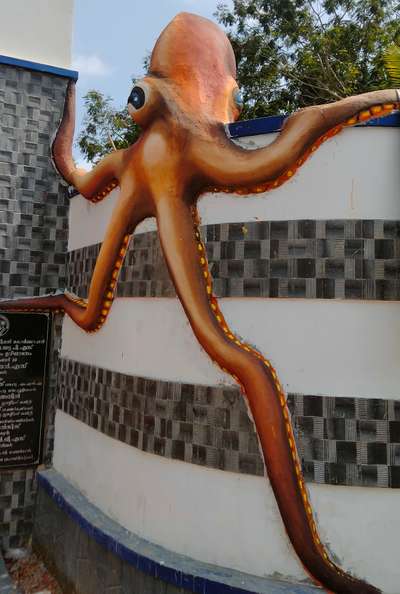 Octopus
 #octopus  #arts   #design  #park  #kids  #playground   #sculpture  #WallDecors  #WallDesigns #Designs  #KeralaStyleHouse  #schoolwallart  #wallart  #wallartist