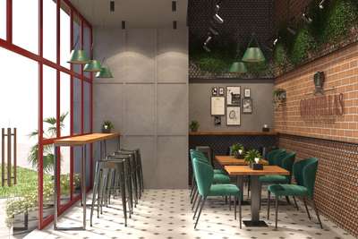 Cafe design #InteriorDesigner #cafe #cafedesign #restaurantdesign #Architectural&Interior