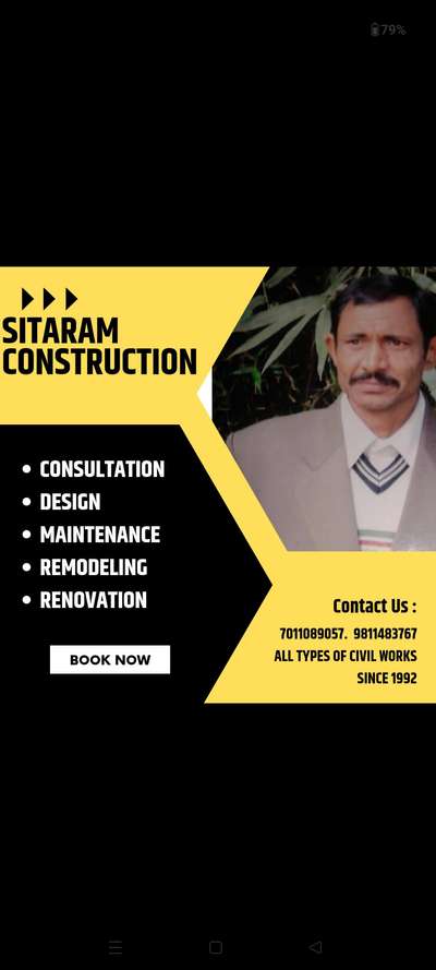 # civil contractor
delhi construction
sitaram construction
