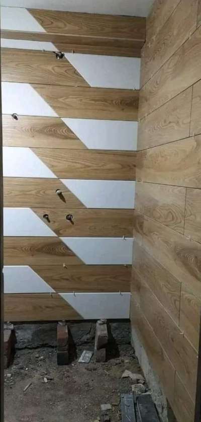 bathroom wall