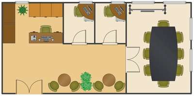 Small office Space with conference room  #office #smalloffice  #LayoutDesigns #LAYOUT #FloorPlans #LayoutDesigns #3DPlans #3doffice