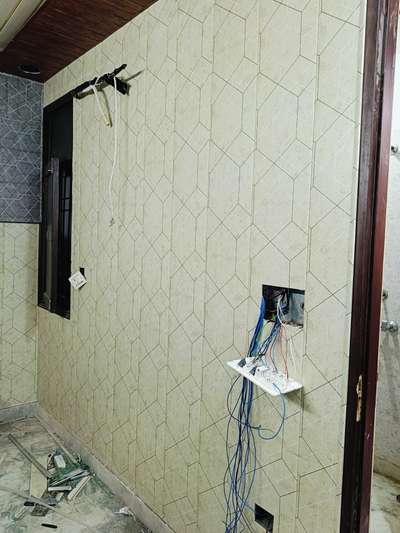 PVC wall design
site:- Laxmi nagar 
#WallDesigns 
#pvcwallpanel