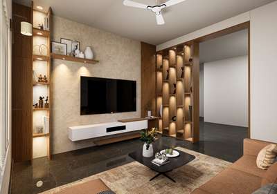 #LivingroomDesigns #modularTvunits #tvunits #partitiondesign #partitionunit #sofaunit #WallPainting #customized_wallpaper