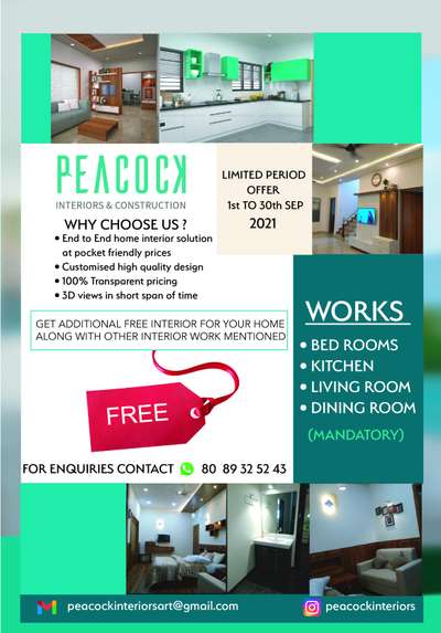 DM for more details 
@peacockinteriors-Instagram
@peacock interiors-Facebook