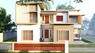 #ElevationHome #exterior_Work #love3drending #KeralaStyleHouse #MrHomeKerala