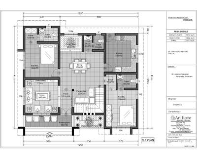 2D Plan# 2372 sq.ft# Varappuzha,#Ernakulam  # client : josemon sebastian.