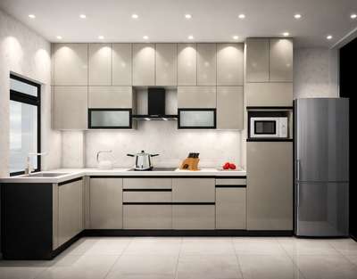 L shape kitchen 3D just in 1500rs with 1 revision.  
Dm for more details