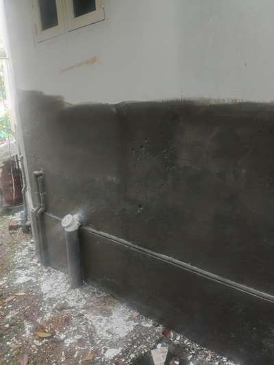 water proofing work  at Kakkanadu site