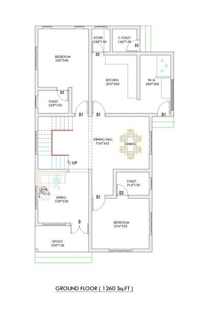 #FloorPlans  #2BHKHouse  #EastFacingPlan