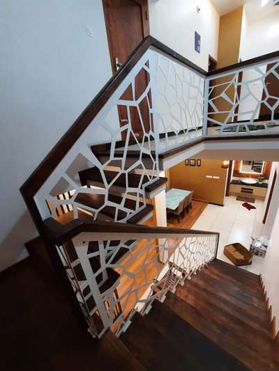 stair #StaircaseDecors  #LShapedStaircase  #cncowners   #cnclasercutting