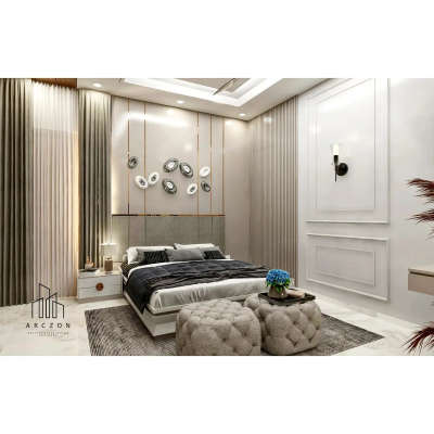 Master Bedroom Interior 
Contact us for Interior Work.. 
 #InteriorDesigner  #MasterBedroom