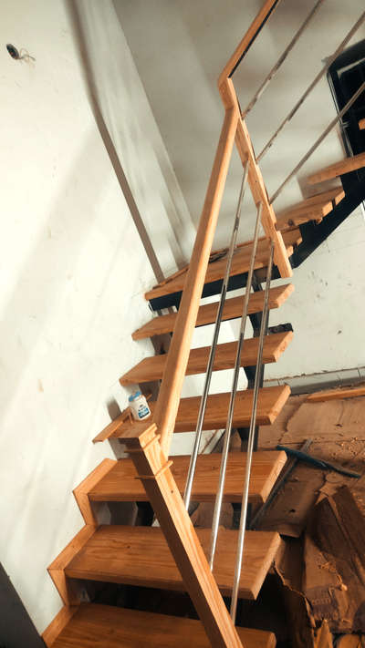 Metal Staircase 
#kochiinteriordesigners 
#HouseDesigns 
#StaircaseDecors