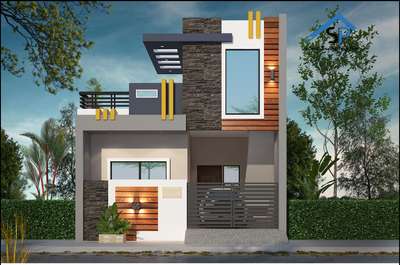 *house elevation designe *
we provides you the best elevation designe. 
elevation view of residential house of having level of G+1+tower including site working drowing.