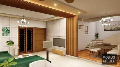 Elegant home interiors - Living Room
Project: House Renovation
Location: Chengannur, Kerala
Client: Mr. Surendran
