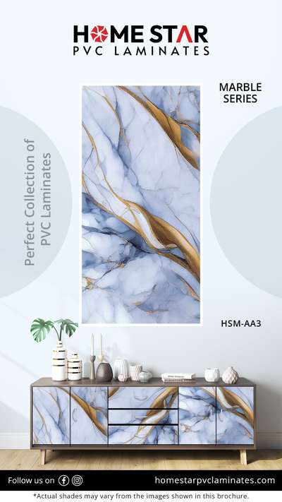 PVC Laminated Sheet 
Marble Series #homestar  #HomeDecor #InteriorDesigner 
 #PVCLaminates