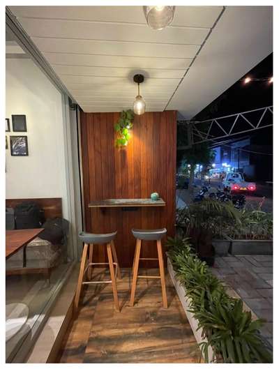 #stupacalicut #architact #architecture #restaurantdesign #Outdoorfurnitures #barchairs #planters #WoodenFlooring #kerala